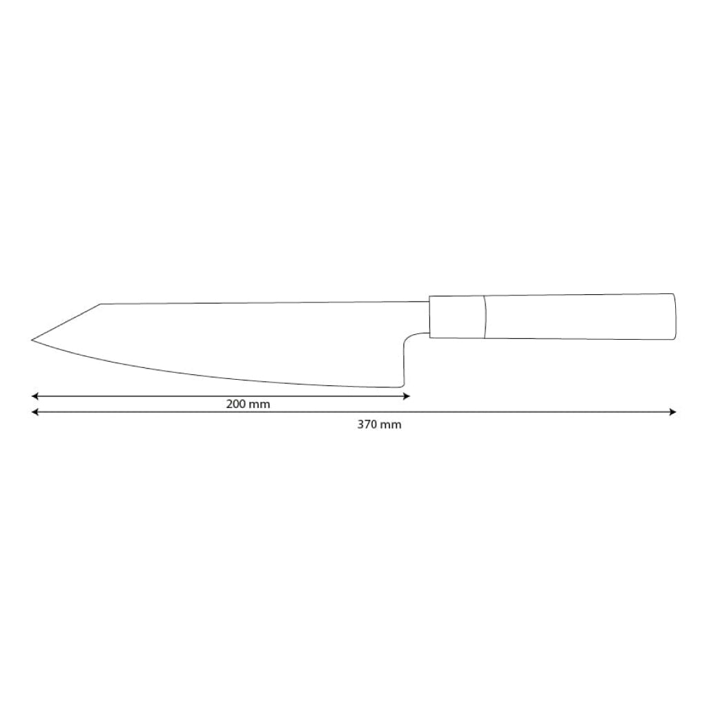 Shinrai Knives - Takumi Kaza Damascus Kiritsuke 20 cm