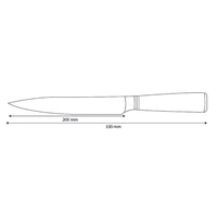 Shinrai Knives - Micarta Jewels - Damast-Fleischmesser 20 cm