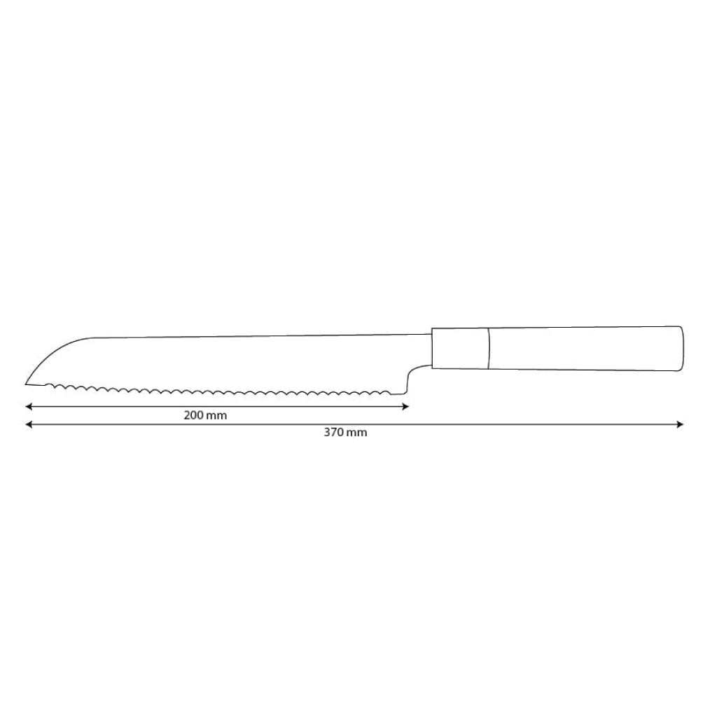 Shinrai Knives - Takumi Kaza Damascus Brotmesser 20 cm