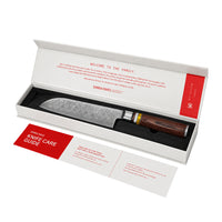Shinrai Knives - Ensemble de couteaux 3 pièces Micarta Jewels - Couteau de chef + Nakiri + Santoku