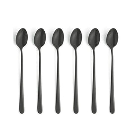 Amefa - Austin 6 Latte-Löffel - Mattschwarz Amefa - Austin 6 Latte Lepels - Mat Zwart Latte lepels Amefa