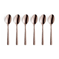 Amefa - Felicity 6 Koffielepels - Rose Champagne Koffielepels Amefa