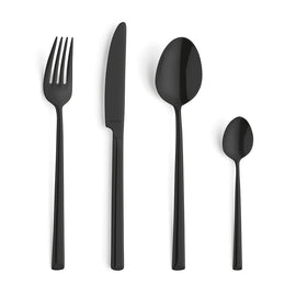 Amefa - Metropole 24-teiliges Besteckset - Schwarz Amefa - Metropole 24-delige Bestekset - Zwart Bestekset Amefa