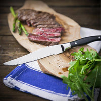 Amefa - Royal Steak 8-delige Steakmessenset - Zwart Steakmessen Amefa