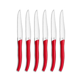 Amefa - Sky Lag 6 Steakmesser - Rot Amefa - Sky Lag 6 Steakmessen - Rood Steakmessen Amefa