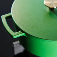 Cook & Pan - Cocotte en fonte écologique 24 cm - 4 litres