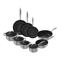 Ensemble de 9 pièces Cook & Pan en acier inoxydable couleur miel