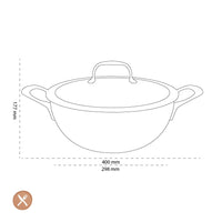 Demeyere - Atlantis 7 Conische sudderpan met deksel 28 cm Braadpan Demeyere