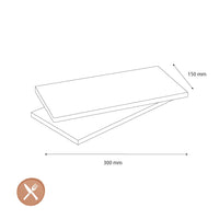 GEFU - Cederhouten Grillplank BBQ, 2 stuks Grillplank GEFU