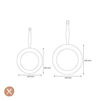 GreenPan - Barcelona Pro 2-delige Koekenpannenset 20/24 cm Pannenset GreenPan