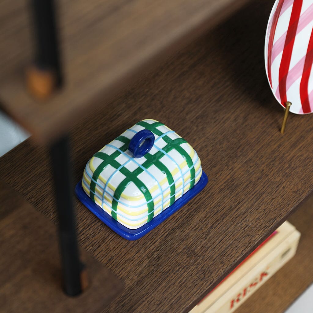 &Klevering - Botervloot ruit blauw Botervloot &Klevering