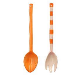 &Klevering - Salatbesteck Boavista gestreift &Klevering - Saladebestek boavista gestreept Slabestek &Klevering