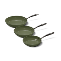 Cook & Pan Dark Olive Koekenpannenset 3-delig