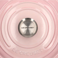 Le Creuset - Braad- / Stoofpan Signature rond Shell Pink 24cm 4,2l Le Creuset