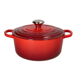 Le Creuset Kasserolle Kirschrot Ø 26 cm Le Creuset Braadpan Campagnard Kersenrood Ø 26 cm Braadpan Le Creuset