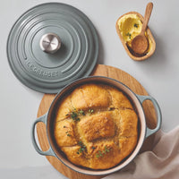 Le Creuset - Cocotte Signature ronde Sel de Mer 24cm 4,2l Casserole Le Creuset