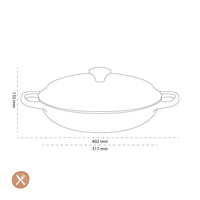 Le Creuset - Campagnard Azure 30cm 3,5l Le Creuset