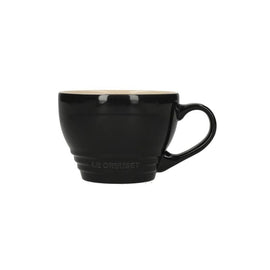 LeCreuset - Große Cappuccinotasse Ebenholzschwarz 0,4l Le Creuset - Grote Cappuccino Mok Ebbenzwart 0,4l Mokken Le Creuset