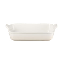LeCreuset - Rechteckige Auflaufform Baiser 26x19cm 2,1l Le Creuset - Heritage Ovenschaal rechthoekig Meringue 26 x 19 cm Ovenschaal Le Creuset