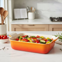 Le Creuset - Heritage Ovenschaal rechthoekig Oranjerood 26 x 19 cm Ovenschaal Le Creuset