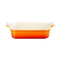 Le Creuset - Heritage Ovenschaal rechthoekig Oranjerood 26 x 19 cm Ovenschaal Le Creuset