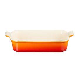 LeCreuset - Plat à four rectangulaire Orange-rouge 32x24cm 3,1l Bezig met laden...