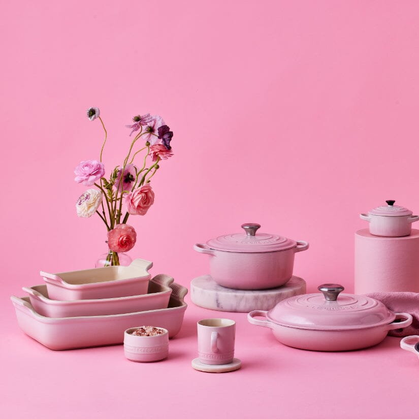 Le Creuset - Heritage Ovenschaal rechthoekig Shell Pink 26 x 19 cm Ovenschaal Le Creuset