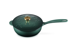 Le Creuset - Holly Collection Saucenpfanne ø 21 cm Gusseisen Grün Le Creuset - Holly Collection sauspan ø 21 cm gietijzer Groen Sauspan Le Creuset