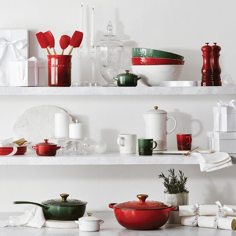 Le Creuset - Holly Collection sauspan ø 21 cm gietijzer Groen Sauspan Le Creuset