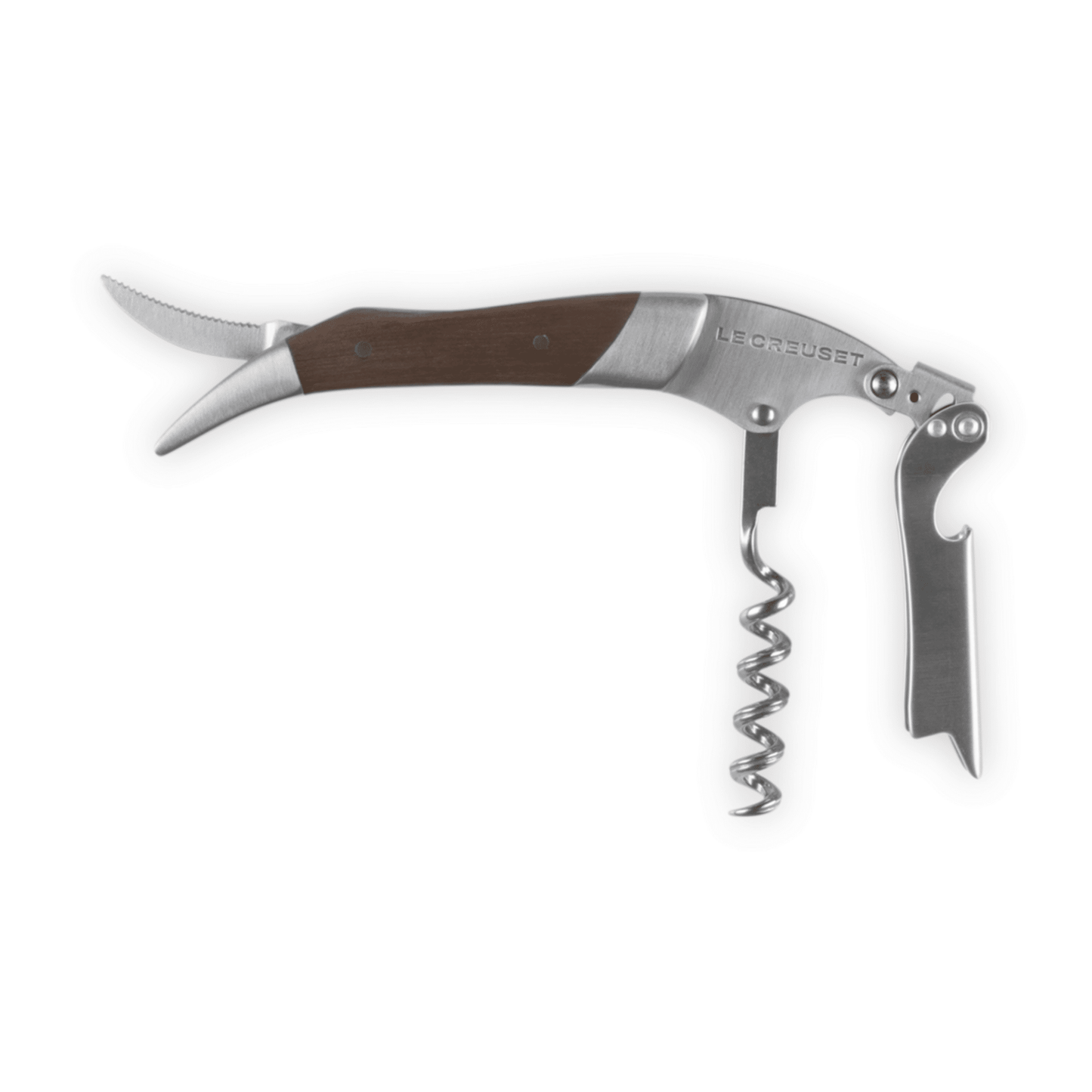 Le Creuset - Kelnersmes Premium Zwarte Walnoot Kelnermes Le Creuset