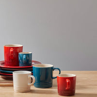 Le Creuset - Koffiebeker Kersenrood 0,2l Bekers Le Creuset
