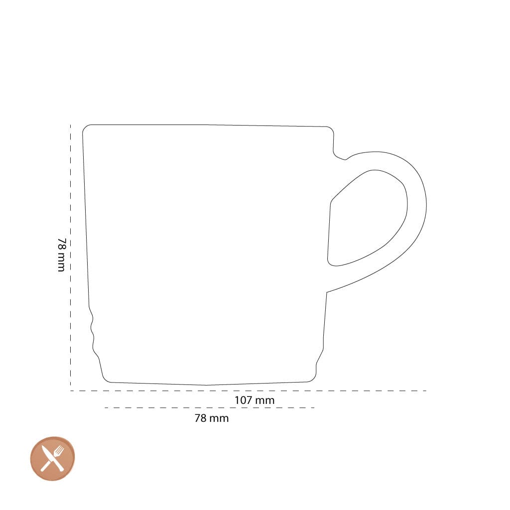 Le Creuset - Koffiebeker Oranjerood 0,2l Le Creuset