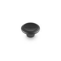 Bouton en plastique rond noir de 6 cm Le Creuset