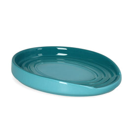 Le Creuset - Löffelhalter oval Caribbean Blue 15cm Le Creuset - Lepelhouder ovaal Caribbean Blue 15cm Keukengerei houder Le Creuset