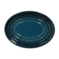 Le Creuset - Lepelhouder ovaal Deep Teal 15cm Keukengerei houder Le Creuset