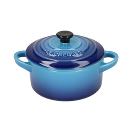 LeCreuset - Mini-Braten-/ Schmorpfanne Azure 10cm 0,2l Le Creuset - Mini-Braadpan Azure 10cm 0,2l Braadpan Le Creuset