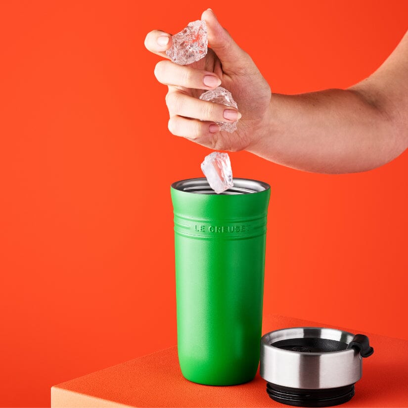 Le Creuset - On The Go Thermosbeker 0,35L Bamboo Thermosfles Le Creuset