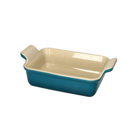 Le Creuset - Rechteckige Auflaufform Deep Teal 19x14cm 1,1l Le Creuset - Ovenschaal rechthoekig Deep Teal 19x14cm 1,1l Ovenschaal Le Creuset
