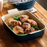 Le Creuset - Ovenschaal rechthoekig Deep Teal 26x19cm 2,1l Ovenschaal Le Creuset