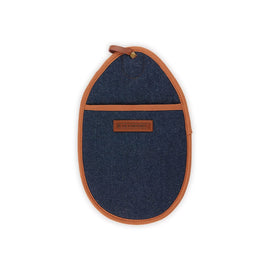 Le Creuset - Topflappen Denim 32x20cm Le Creuset - Pannenlap Denim 32x20cm Pannenlappen Le Creuset