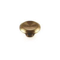 Le Creuset - RVS Knop - Rond - Goud - 6 cm Le Creuset
