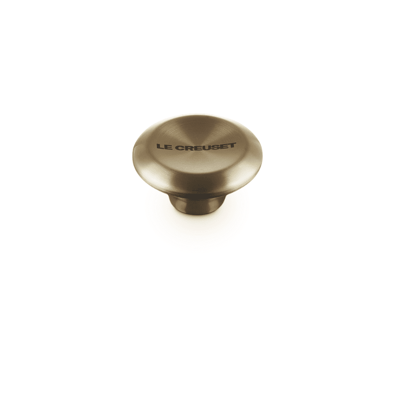 Le Creuset - RVS Knop - Rond - Licht Goud - 6 cm Le Creuset