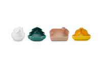 Le creuset - Schaaltjes Kerst Set van 4 in Aardewerk Schalen Le Creuset