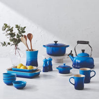 Le Creuset - Ensemble de 2 petits moulins Azure 11 cm, moulin à poivre et à sel Le Creuset