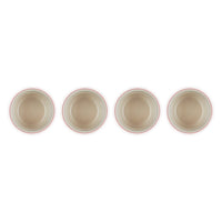 Le Creuset - Set van 4 Mini-Ramekins Kersenrood 7,8cm 0,1l Schalen Le Creuset