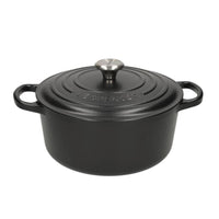 Le Creuset - Signature Braadpan Mat Zwart 18 cm (zwart interieur) Braadpan Le Creuset