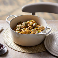 Le Creuset - Cocotte Signature Meringue 24 cm Cocotte Le Creuset