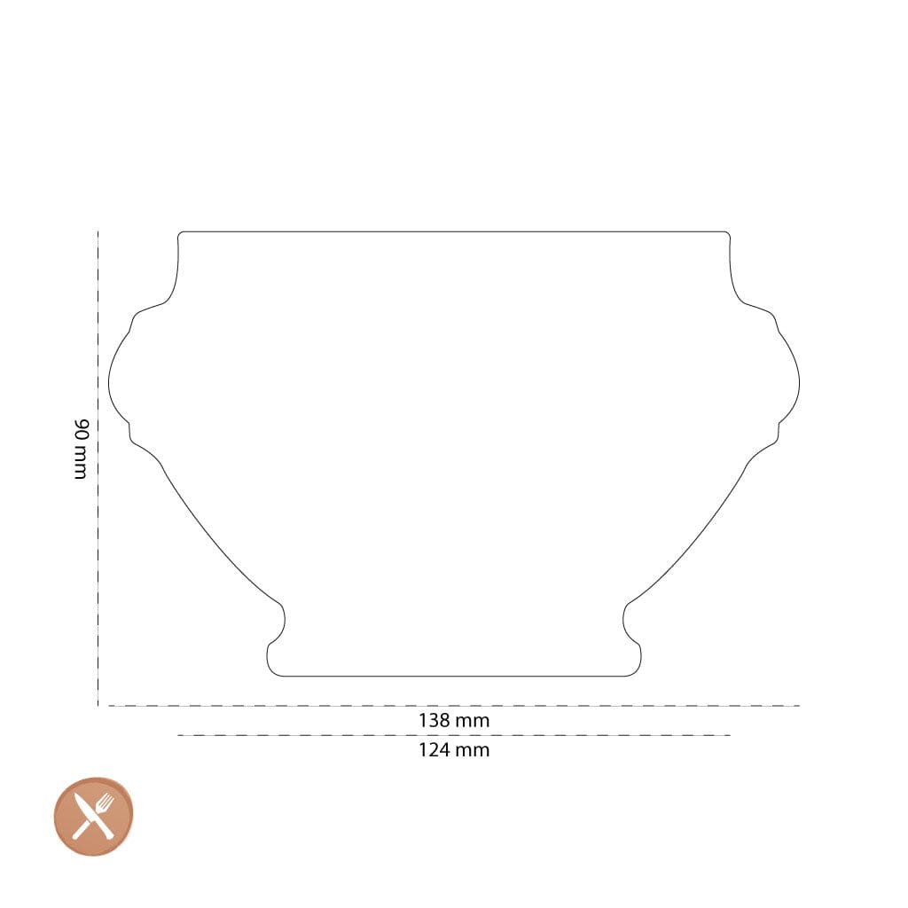 Le Creuset - Soepkommen set van 2 Kersenrood 11cm 0,6l Le Creuset
