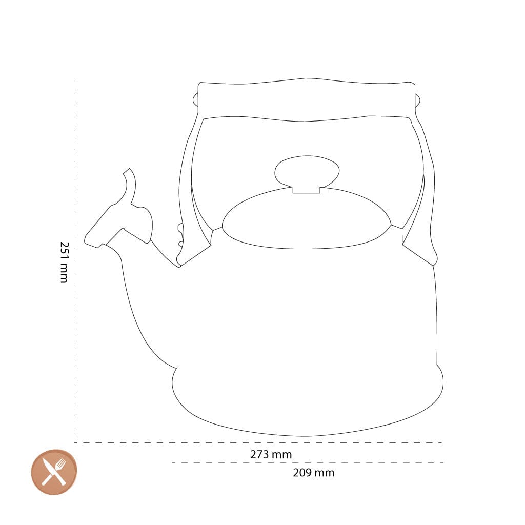 Le Creuset - Tradition Fluitketel Azure 2,1l Le Creuset