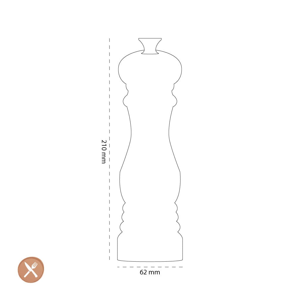 Le Creuset - Zoutmolen Mat Zwart 21cm Le Creuset